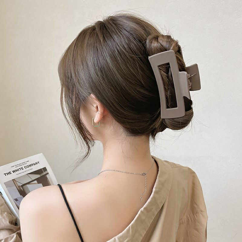 Neutral Matte & Fur Hair Clip Set – 9pcs Premium Collection