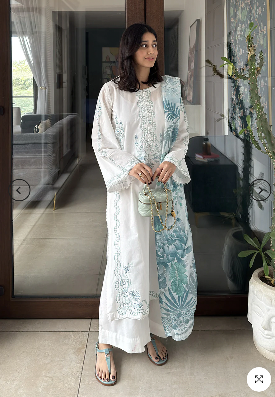 3 Piece Pret Eid Dress - 01