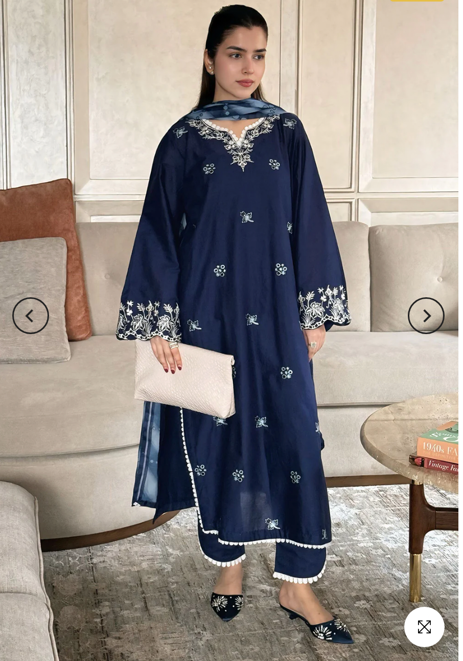3 Piece Pret Pakistani Eid Dress - 02