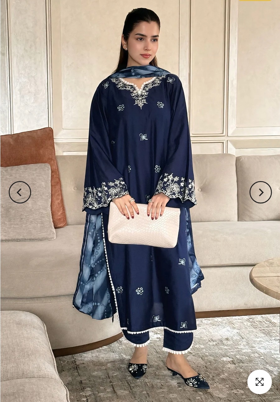 3 Piece Pret Pakistani Eid Dress - 02