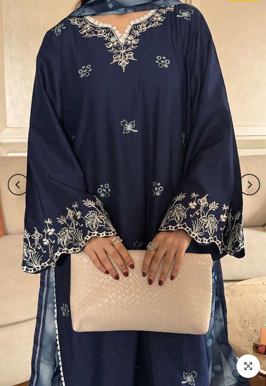 3 Piece Pret Pakistani Eid Dress - 02