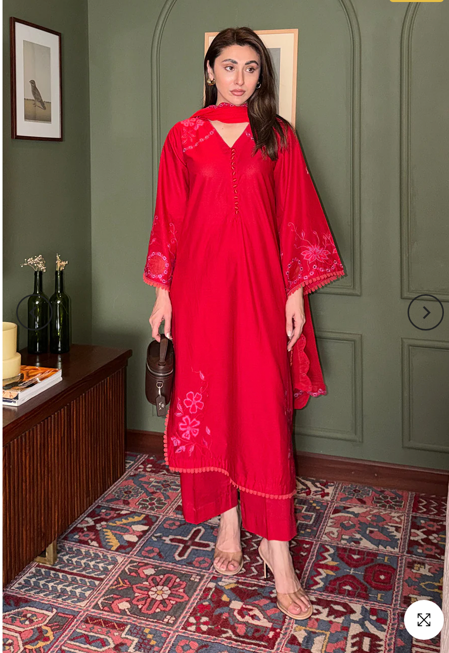 3 Piece Pret Pakistani Eid Dress - 03