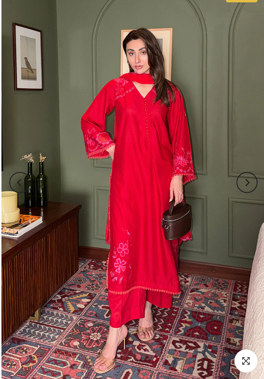 3 Piece Pret Pakistani Eid Dress - 03
