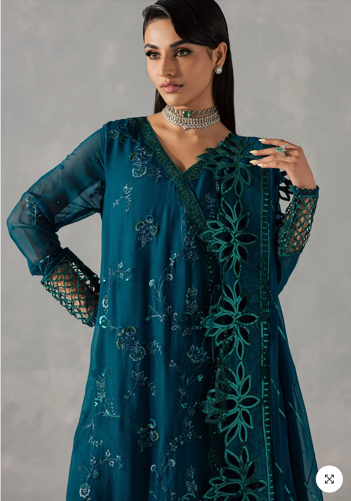 Embroidred party Wear Pakistani Dress
