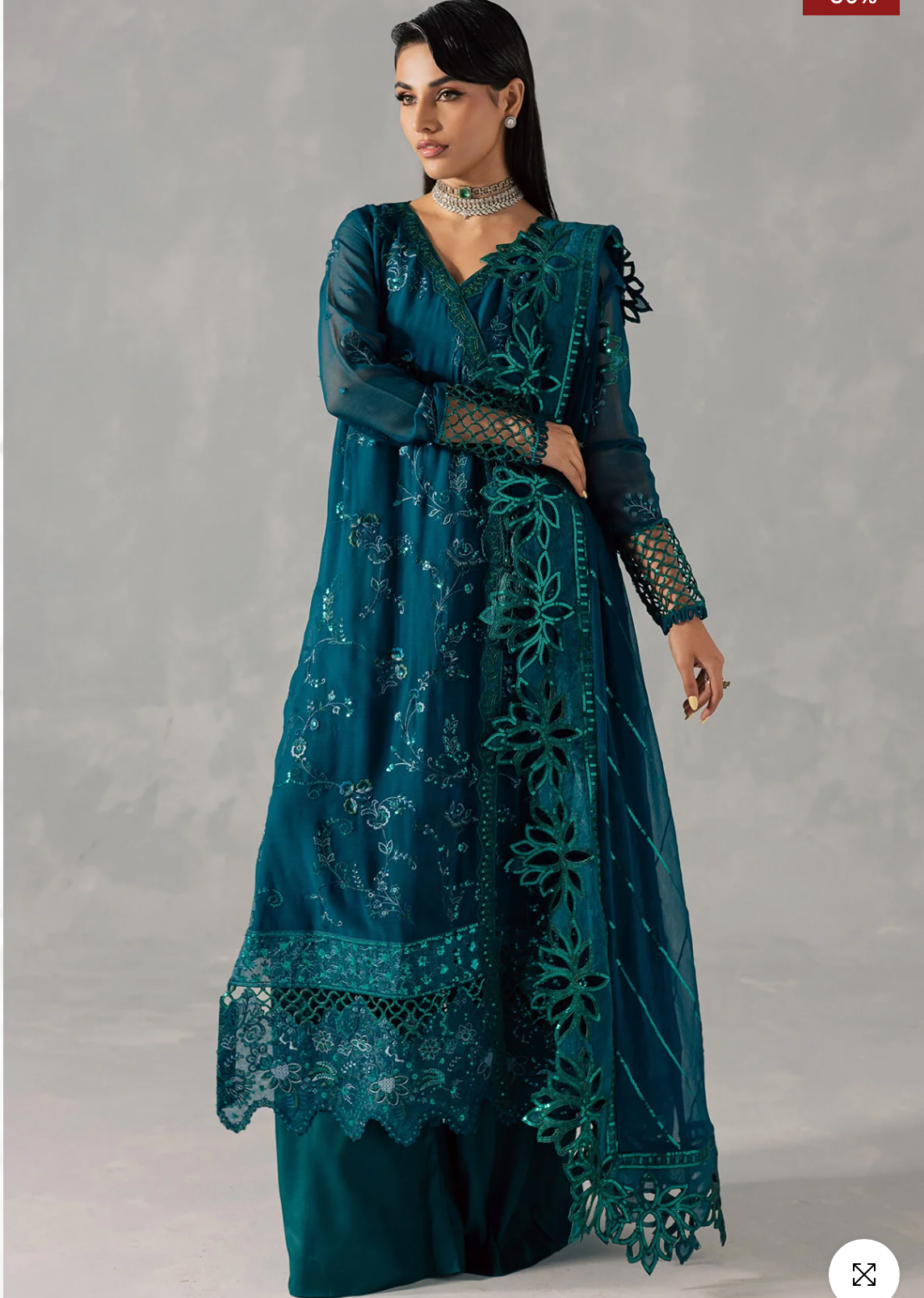 Embroidred party Wear Pakistani Dress