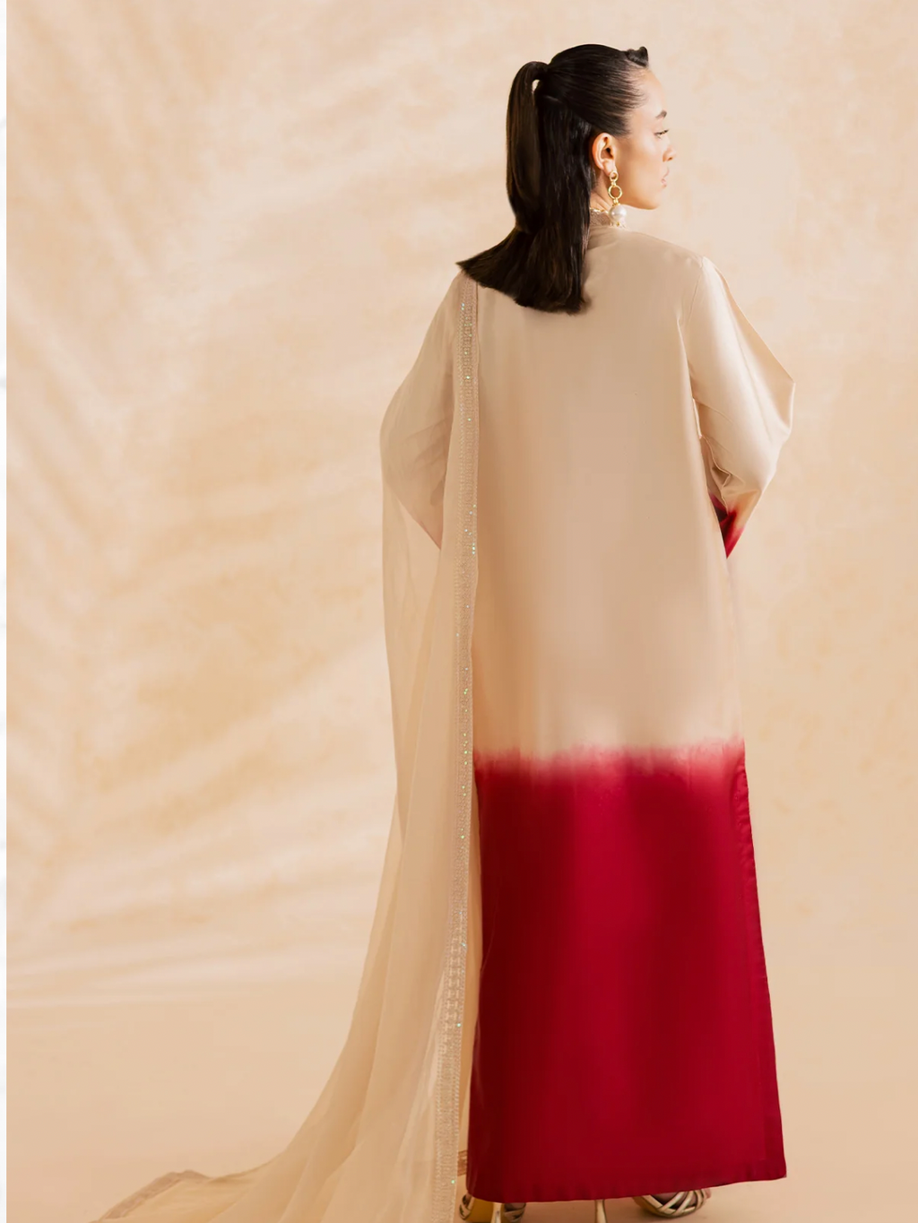Embroidered Silk Shirt Eid Dress